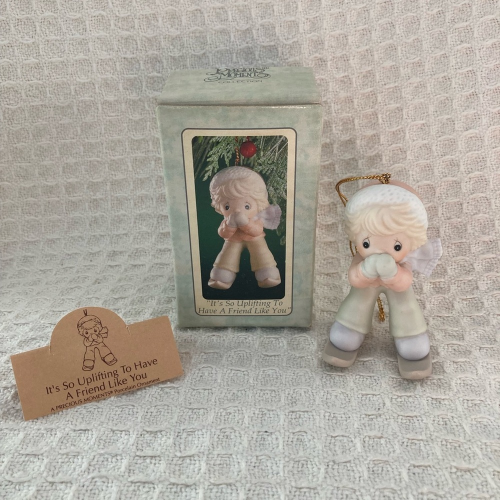 Enesco Precious Moments It’s So Uplifting To Have A Friend Like You Ornament